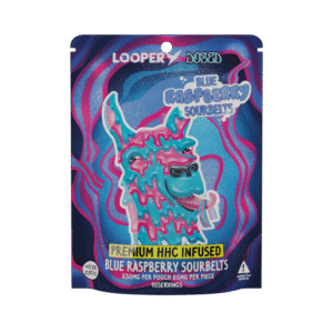 Blue Raspberry Sourbelts 250MG